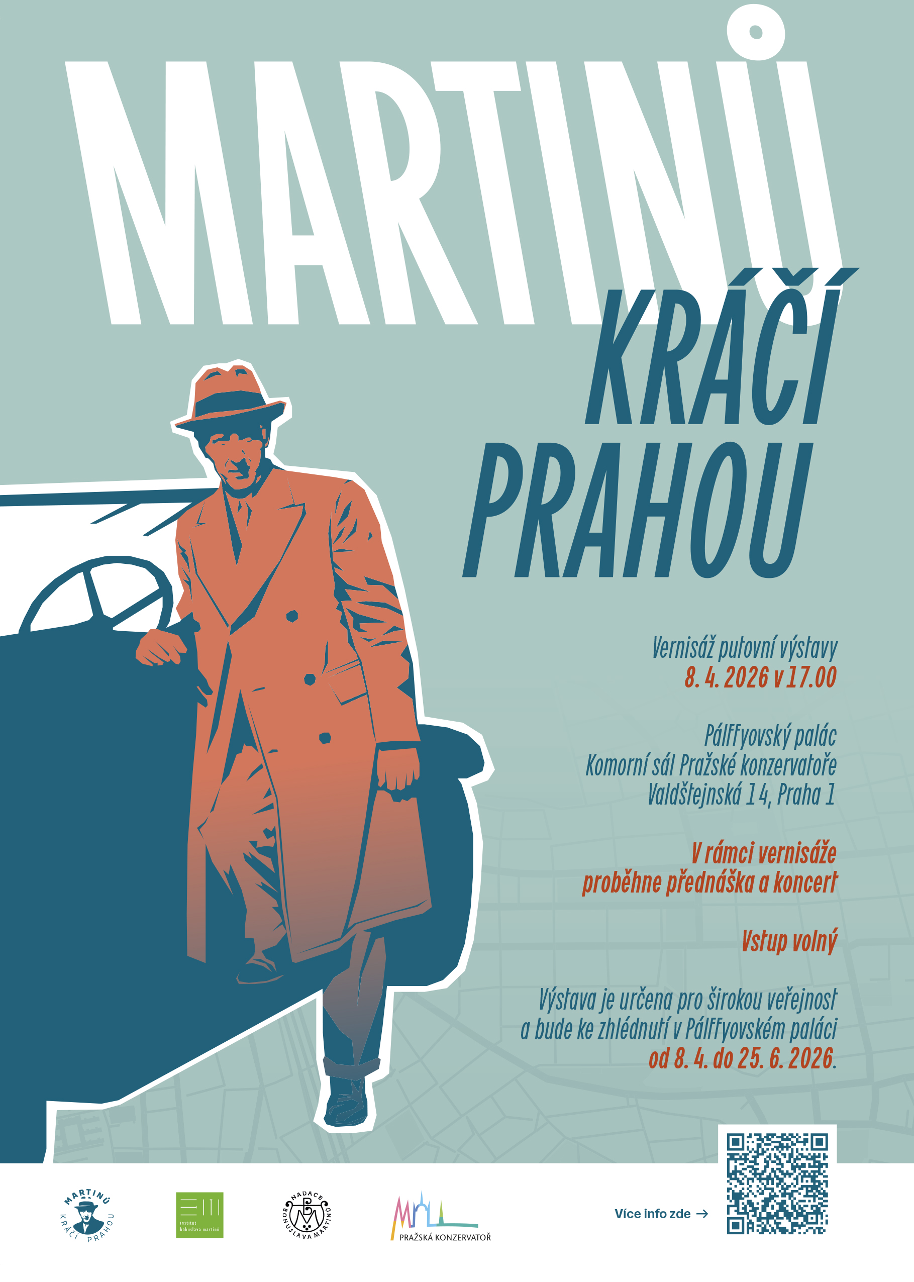 Martinů kráčí Prahou